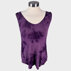 American Eagle Soft & Sexy Tank Small Purple Tie Dye